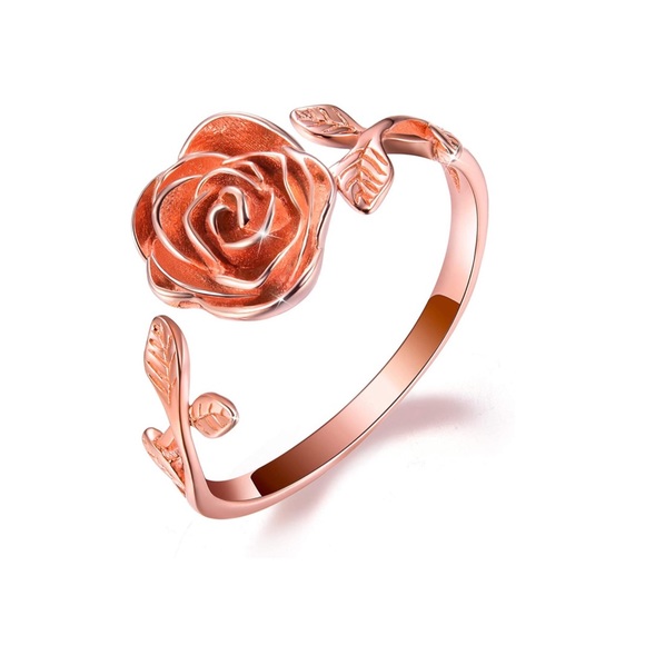 Disney Jewelry - Enchanted Rose Gold Sterling Ring